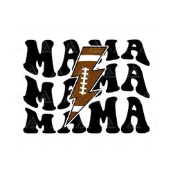 mama svg, football lightning bolt svg, mama png, football mama t-shirt design, football mama sublimation. cut file cricu