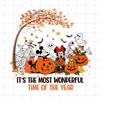 The Most Wonderful Time Of The Year Png, Trick Or Treat Png, Fall Leaves Pumpkin Halloween Png, Spooky Vibes Png, Fall P