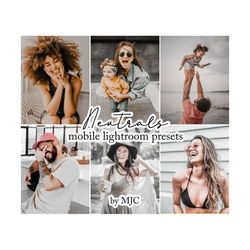 Neutral Presets, Lightroom Presets, Instagram Presets, Lifestyle Photo Editing, Blogger and Influencer Presets, DNG, XMP