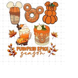 Pumpkin Spice Season Png, Fall Vibes, Autumn Leaves Pumpkin Png, Happy Fall Png, Autumn Leaf, Fall Png, Spooky Vibes Png