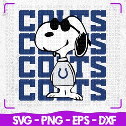 Indianapolis Colts Snoopy NFL Svg, Indianapolis Colts, Indianapolis svg, Indianapolis Snoopy svg, Colts svg
