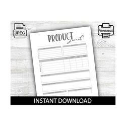 Product Launch, Tracker, Business Stats, Printable, Growth Planner, Digital Download, Organization, Office Notes, New Pr