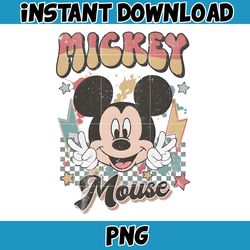 Retro Cartoon Disneyy Characters PNG ,Designs Cartoon Png , Cartoon Halloween PNG , Mouse PNG (18)