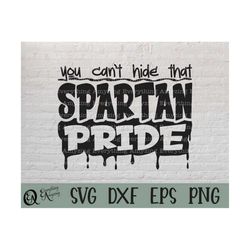 Spartan Pride svg, Spartans Mascot svg, Spartans School Spirit svg, Spartans Cheerleading, Spartans, Cricut, Silhouette,