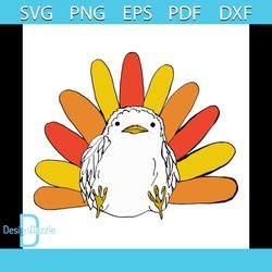 Turkey Fellow On Funny Thanksgiving Day Svg