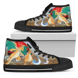 Dragonite Sneakers Pokemon High Top Shoes For Fan High Top Shoes VA95
