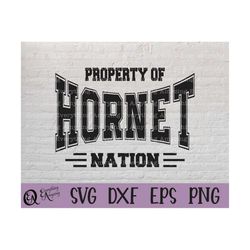 Hornet Nation svg, Hornets Mascot svg, Hornets School Spirit svg, Hornets Cheerleading, Hornets Gear, Cricut, Silhouette