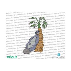 Baloo jungle book svg, layered svg, cricut, cut file, cutting file, clipart, png, silhouette