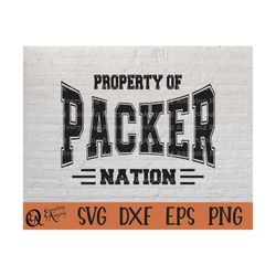 Packer Nation svg, Packers Mascot svg, Packers School Spirit svg, Packers Cheerleading, Packers svg, Cricut, Silhouette,