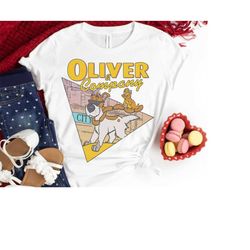 Disney Oliver & Company Graphic Shirt, Georgette, Disneyland Vacation Trip, Unisex T-shirt Family Birthday Gift Adult Ki