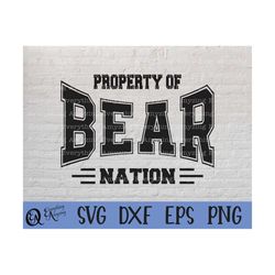 Bear Nation svg, Bears Mascot svg, Bears Team Mascot svg, Bears Cheerleading, Bears School Mascot, Cricut, Silhouette, s