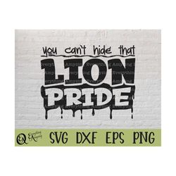 Lion Pride svg, Lions Mascot svg, Lions School Spirit svg, Lions Cheerleading svg, Lions Team Gear, Cricut, Silhouette,