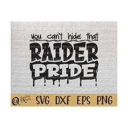 Raider Pride svg, Raiders Mascot svg, Raiders School Spirit svg, Raiders Cheerleading, Raiders Gear, Cricut, Silhouette,