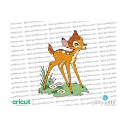 bambi svg, layered svg, cricut, cut file, cutting file, clipart, png, silhouette