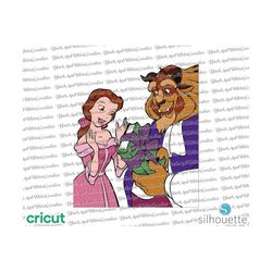 beauty and the beast svg, layered svg, cricut, cut file, cutting file, clipart, png, silhouette