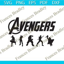 Avengers Character Superhero Save The World Svg