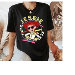 Disney Jessie 90's Portrait T-Shirt, Toy Story Jessie Portrait Shirt, Birthday Party Music Shirt, Couple Shirts, Disneyl