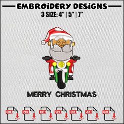 Satan motor embroidery design, Chrismas embroidery, Satan design, Embroidery shirt, Embroidery file, Digital download