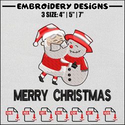 Satan snow embroidery design, Chrismas embroidery, Satan design, Embroidery shirt, Embroidery file, Digital download