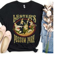 Retro Disney A Goofy Movie Lester's Possum Park Shirt, Disneyland Vacation Family, Unisex T-shirt Family Birthday Gift A