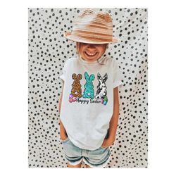 Three Easter Bunny T Shirt, Easter Bunny, Easter T Shirt, Easter Gifts, Easter Bunny, Funny Bunny T Shirt, Gift for Kids