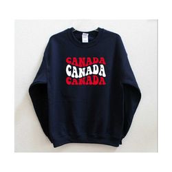 Canada Sweatshirt, Canada groovy Sweater Cute, Canada Shirt, Canada CrewNeck, Canada Gift, Canada Sweatshirts, Canada Sw
