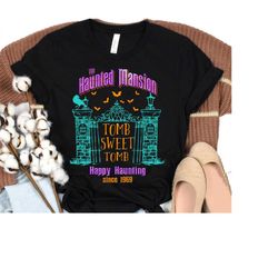 Disney The Haunted Mansion Shirt, Happy Haunting Since 1969 Halloween Shirt,Disneyland Family Matching Shirts, Disney Wo