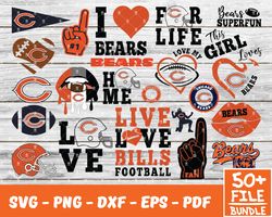 Chicago Bears Svg , Football Team Svg, Cricut, Digital Download ,Team Nfl Svg 16