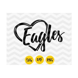 Eagles svg, Eagles heart svg, Eagles pride, Eagle png, Eagle sublimation, Eagle cut file Digital vector, INSTANT DOWNLOA