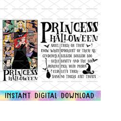 Bundle Princess Halloween Png, Witchs Hat Halloween, Halloween Custume, Boo Png, Trick Or Treat, Spooky Season, Retro Ha