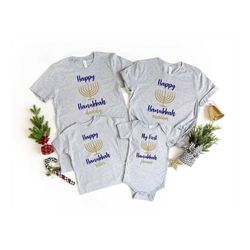 Hanukkah Family Custom Shirt, Hanukkah Gift, Hanukkah Lights, Hanukkah Shirt, Jewish Gift, Jewish Day