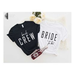 BACH Crew T-shirt, bride Shirt, UNISEX SHIRTS, Bridal Party, Engagement Gift, Honeymoon, Bachelorette Party, Wedding, Br