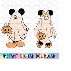 Mouse Ghost Svg, Boo Svg, Halloween Pumpkin Svg, Trick Or Treat, Vintage Spooky Season, Halloween Svg, Halloween Ghost,