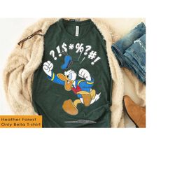 Disney Mickey And Friends Donald Angry Jump Shirt Disneyland Family Matching Shirt, Magic Kingdom Tee, WDW Epcot Theme P