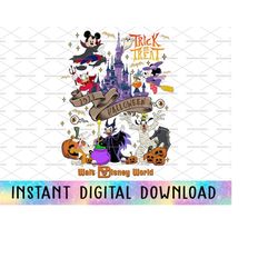Mouse And Friend Halloween Png, Trick Or Treat, Haunted House, Spooky Season, Happy Halloween Png, Pumpkin Png, Headston