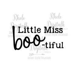 Little miss Boo-tiful svg-Instant digital download