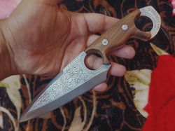 Special handmade custom engraved knife, Karambit knife, Birthday gift, wedding gift,