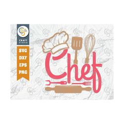 chef svg cut file, chef hat svg, rolling pin svg, spoon svg, chef svg, cooking svg, kitchen quote design, tg 01340