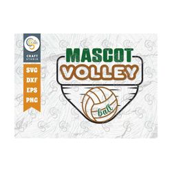 mascot volleyball svg cut file, volleyball svg, volleyball shorts, girls volleyball sports, volleyball quote, volleyball
