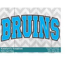 Bruins Arched SVG Files