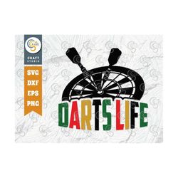 Darts Life SVG Cut File, Darts Svg, Sports Svg, Dartboard Svg, Game Svg, Darts Sayings Svg, Darts Quotes, TG 00583