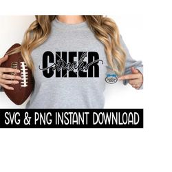 Cheer Streaks SVG, Cheerleader PNG, Tote Bag SvG, Cheer Leader SVG, Instant Download, Cricut Cut Files, Silhouette Cut F