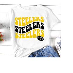 Steelers SVG PNG, Stacked Steelers svg,Steelers Shirt svg,Steelers Cheer svg,Steelers Vibes svg,Steelers Mascot svg,Stee