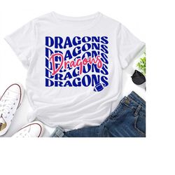 Dragons SVG, Stacked Dragons svg,Dragons Football,School Team svg,School Spirit,American Football svg, Dragons School Te