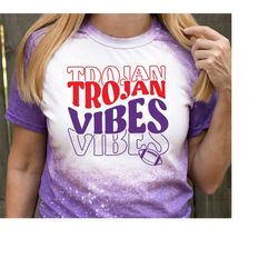 Trojan Vibes SVG PNG, Trojan svg,Trojan Cheer svg,Trojan Mascot svg,Trojan Mom svg,Trojan Shirt svg,Trojan PNG,Football