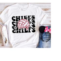 Chiefs Volleyball SVG PNG, Chiefs svg,Stacked Chiefs svg,Chiefs  Mascot svg,Chiefs Mom svg,Chiefs Shirt svg,Volleyball M