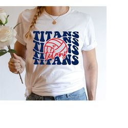 Titans Volleyball SVG PNG, Titans svg,Stacked Titans  svg,Titans Mascot svg,Titans Mom svg,Titans Shirt svg,Volleyball M