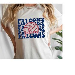 Falcons Volleyball SVG PNG, Falcons svg,Stacked Falcons svg,Falcons Mascot svg,Falcons Mom svg,Falcons Shirt svg,Volleyb
