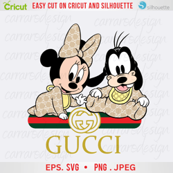 PNG or JPG files for printing, Mouse dances Fantasy parody, Gucci-inspired Fashion, Gucci Logo, Mickey Gucci Style,