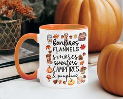 Cute Fall Cups, Fall Coffee Mug, Fall Pumpkin Mugs, Fall Decorations, Coffee Lover Cups, Fall Gifts, Autumn Mug Decor, T